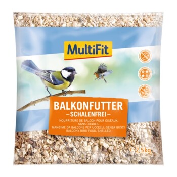 MultiFit Karma balkonowa bez łupin 2,5 kg