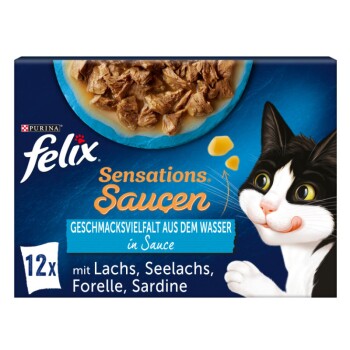 Felix Sensations 12 x 85 g Różnorodność smaków z wody