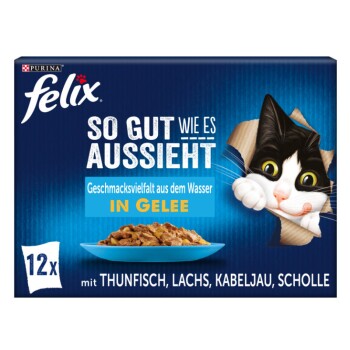 Felix So gut wie es aussieht 12 x 85 g Różnorodność smaków z wody