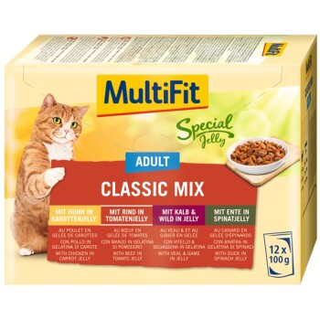 MultiFit Adult Speical Jelly Classic Mix Zestaw mieszany 12x100g