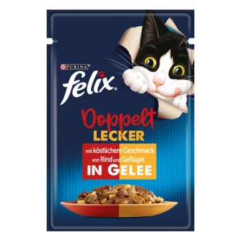 Felix Doppelt Lecker Wołowina i drób 26x85 g