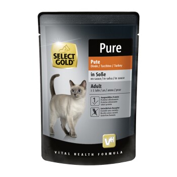 SELECT GOLD Adult Pure w sosie Indyk 12x85 g