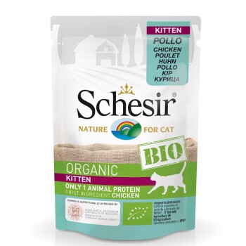 Schesir BIO Dla kociąt 16 x 85 g