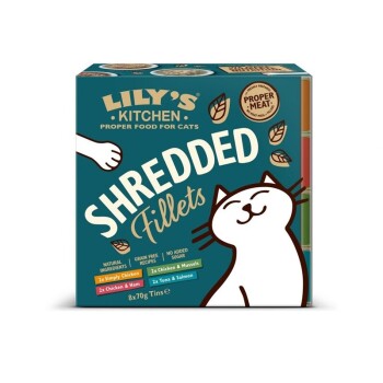 LILY'S KITCHEN Shredded Fillets Wielopak 8 x 70 g