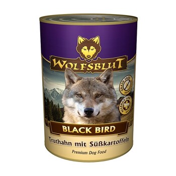 WOLFSBLUT Adult Black Bird - Indyk z batatami - 6x395g