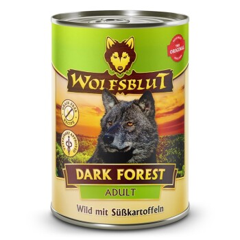WOLFSBLUT Adult Dark Forest - Dziczyzna ze słodkimi ziemniakami - 6 x 395 g