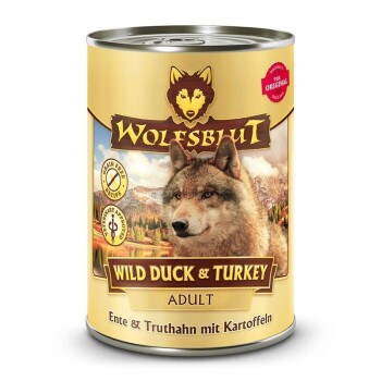 WOLFSBLUT Adult Wild Duck & Turkey 6 x 395 g
