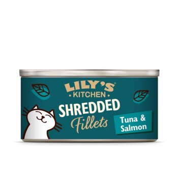 LILY'S KITCHEN mokra karma dla kota Adult Shredded Fillets Tuńczyk z łososiem 24x70 g