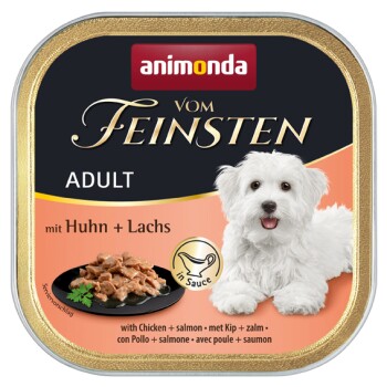 animonda Vom Feinsten Adult in Sauce 22 x 150 g Kurczak i łosoś