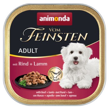 animonda Vom Feinsten Adult in Sauce 22 x 150 g Wołowina i jagnięcina