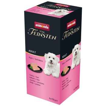 animonda Vom Feinsten Adult 6 × 150 g Indyk i szynka