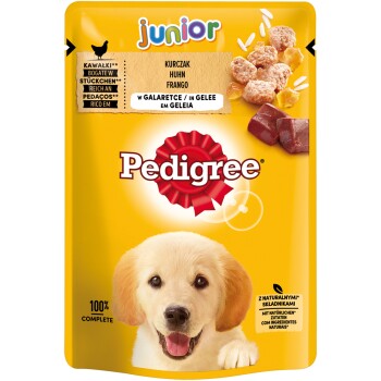 Pedigree Vital Protection™ Junior Saszetka z mieszanką kurczaka i ryżu w galarecie 24 x 100 g