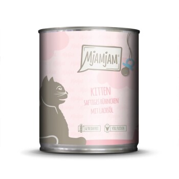 MjAMjAM mokra karma dla kotów, kurczak z olejem z łososia 6x800 g