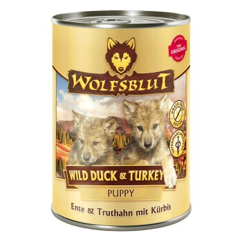 WOLFSBLUT Wild Duck & Turkey Puppy 6 x 395 g