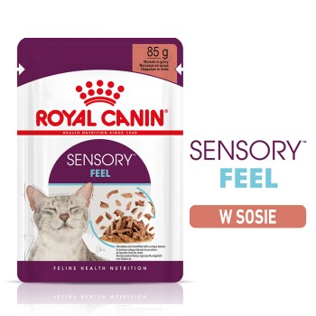 ROYAL CANIN Sensory Feel w sosie dla wybrednych kotów 12x85 g
