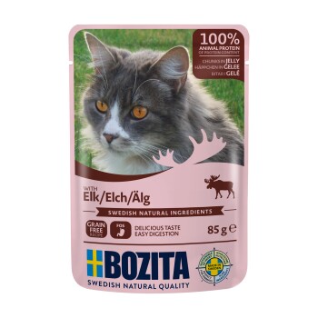 BOZITA Kawałeczki w galarecie 12 x 85 g Łoś