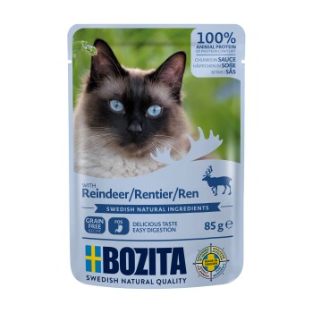 BOZITA Pouch Kawałeczki w sosie 12 x 85 g Renifer