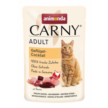 animonda Carny mokra karma dla kota dorosłego Koktajl z drobiem 12x85 g
