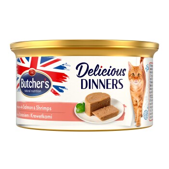 Butcher's Delicious Dinners Cat mus 24x85g Łosoś