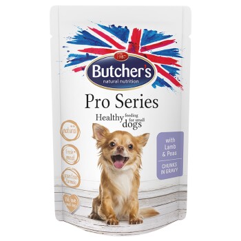 Butcher's ProSeries Dog kawałki w sosie 24 x 100 g Jagnięcina i groszek