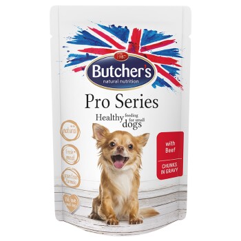 Butcher's ProSeries Dog kawałki w sosie 24 x 100 g Wołowina