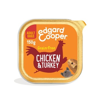 Edgard & Cooper Adult 11x150g Soczysty kurczak i indyk