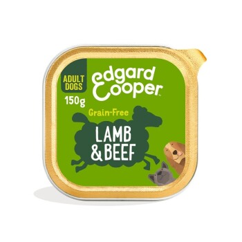Edgard & Cooper Adult 11x150g Pyszna jagnięcina & mięso wołowe