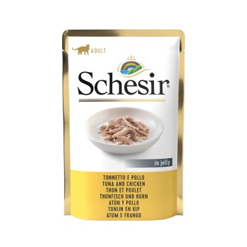 Schesir Kurczak z okoniem morskim 20 x 85 g. Tuńczyk i kurczak: