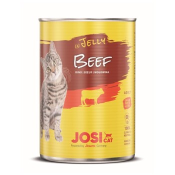 JosiCat JOSE Beef in Jelly 12x400 g