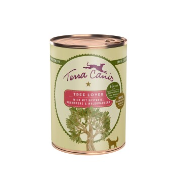 Terra Canis Tree Lover Dziczyzna z kasztanem, jeżyną i ziołami leśnymi 6 x 400 g