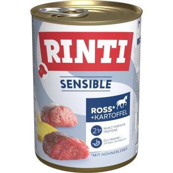 RINTI Sensible Wątroba końska i kurza 6x400 g