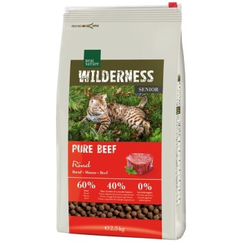 REAL NATURE WILDERNESS Pure Beef Senior 2,5 kg