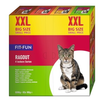FIT+FUN Ragout Wielopak 92 x 100 g 4 pyszne warianty