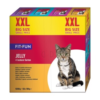 FIT+FUN Jelly Wielopak 92 x 100 g 4 pyszne warianty