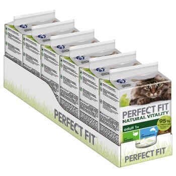 PERFECT FIT Natural Vitality 6 x 6 x 50 g Ryba dalekomorska i indyk
