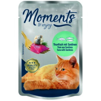 MOMENTS Adult Tuńczyk z sardynkami 12x70 g