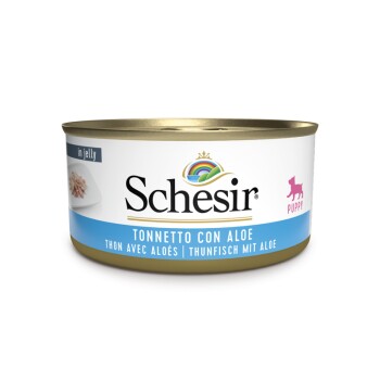 Schesir Puppy 18 x 150 g Tuńczyk z aloesem