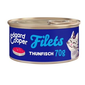 Edgard & Cooper mokra karma dla kota Adult Fillets Tuńczyk 24x70 g