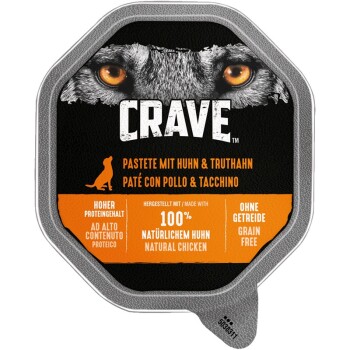 CRAVE Pasztet 2 x 7 x 150 g Kurczak i indyk
