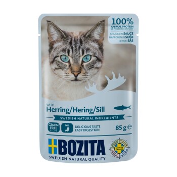 BOZITA Kawałeczki w sosie 12 x 85 g Śledź