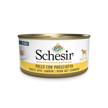 Schesir Adult 18 x 150 g Kurczak z szynką