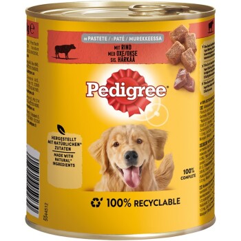 Pedigree Puszka z wołowiną w formie pasztetu 12 x 800 g