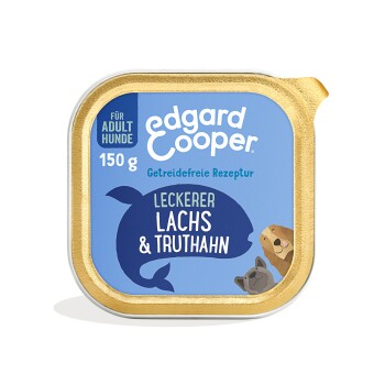 Edgard & Cooper Adult 11x150g Pyszny łosoś i indyk