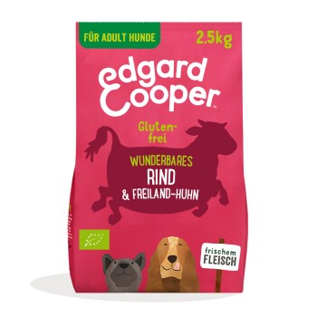 Edgard & Cooper Bio Adult Cudowna wołowina i kurczak z wolnego wybiegu 2,5 kg