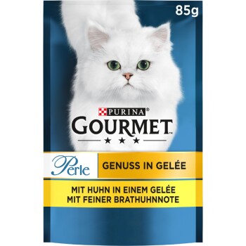 GOURMET PURINA Perle Uczta w galarecie 26 x 85 g Kurczak