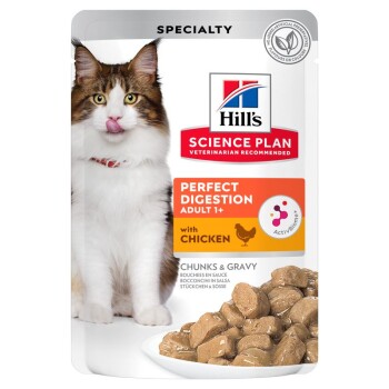 Hill's Science Plan Perfect Digestion Adult z kurczakiem 12 x 85 g