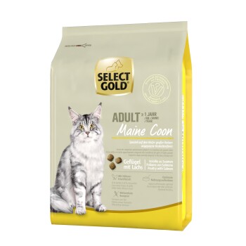 SELECT GOLD Maine Coon Adult Drób z łososiem 2,5 kg