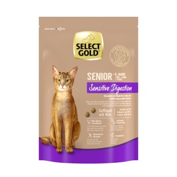 SELECT GOLD Sensitive Digestion Senior Drób z ryżem 300 g