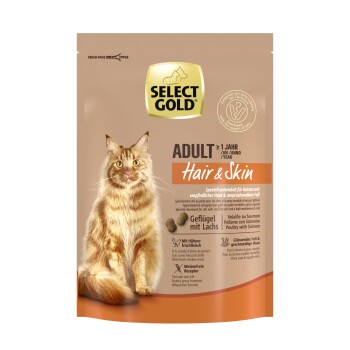 SELECT GOLD Hair+Skin Adult Łosoś i drób 300 g