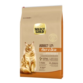 SELECT GOLD Hair+Skin Adult Łosoś i drób 7 kg